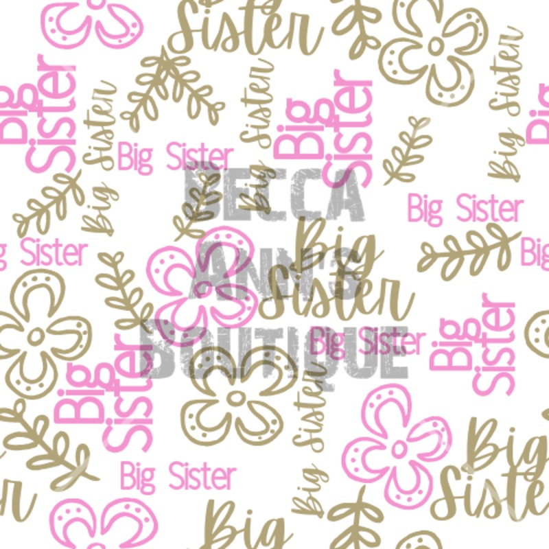 Big Sister floral Seamless File
