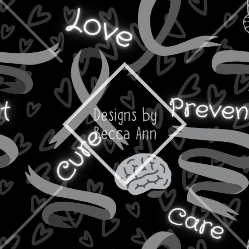 Brain Cancer Awareness Seamless File