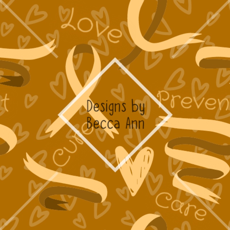 Child Cancer Awareness Seamless File