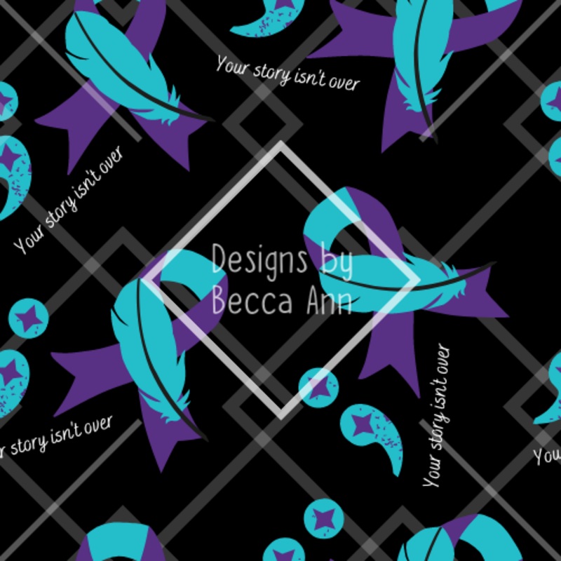 Suicide Awareness Seamless File