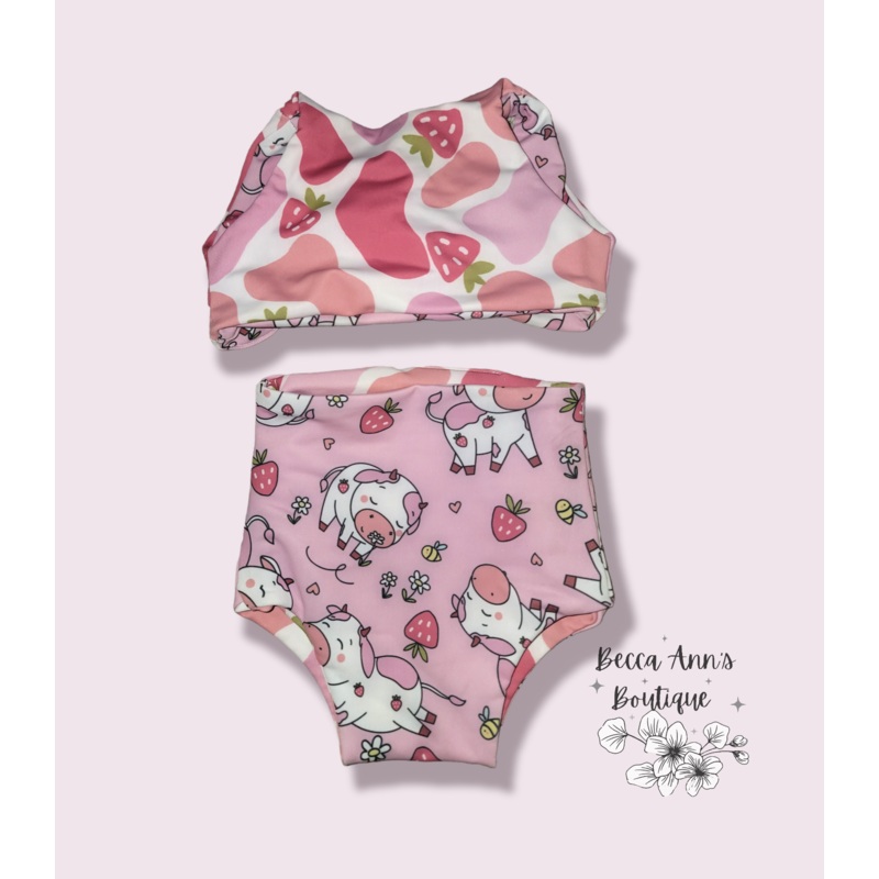 2 piece reversible Swim Suit RTS