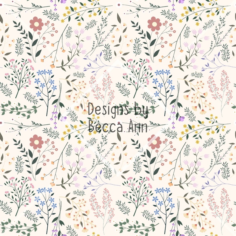 Assorted Wildflower Seamless File