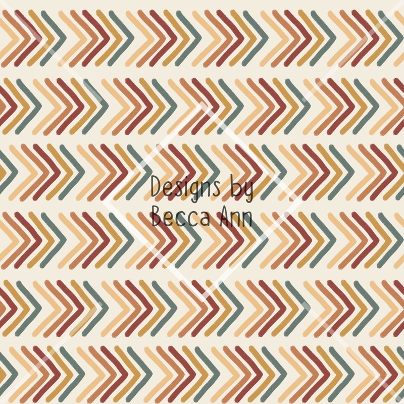 Boho Angles Seamless File|Blue Tones|Red Tones