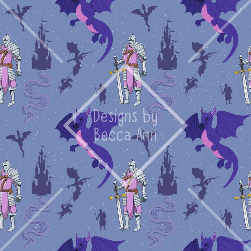 Dragon Fantasy Seamless File