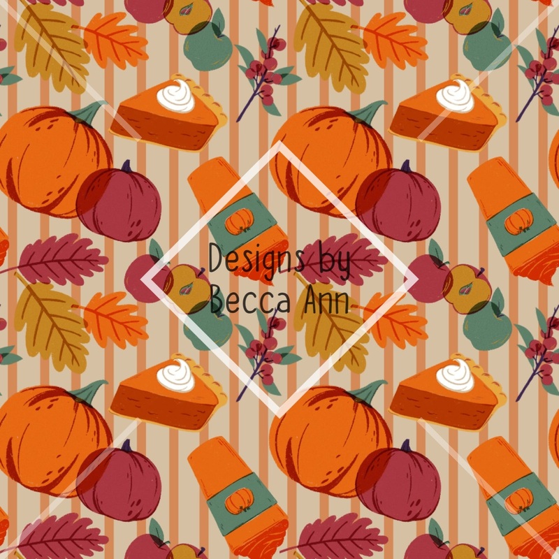 Fall Essentials Seamless File|Seamless|Background|PNG|Set (3 files)
