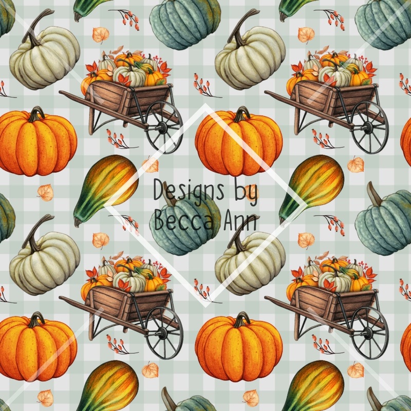 Fall Picnic Seamless File|Plaid Background|Plain Background|Gingham Coordinate
