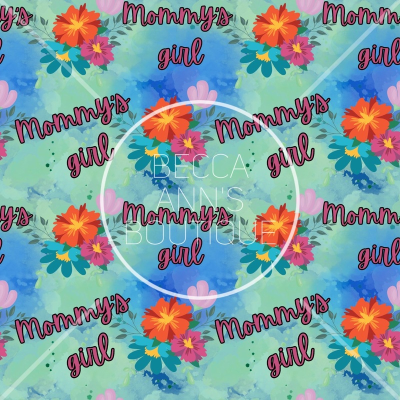 Mom/dad’s girl floral Seamless File