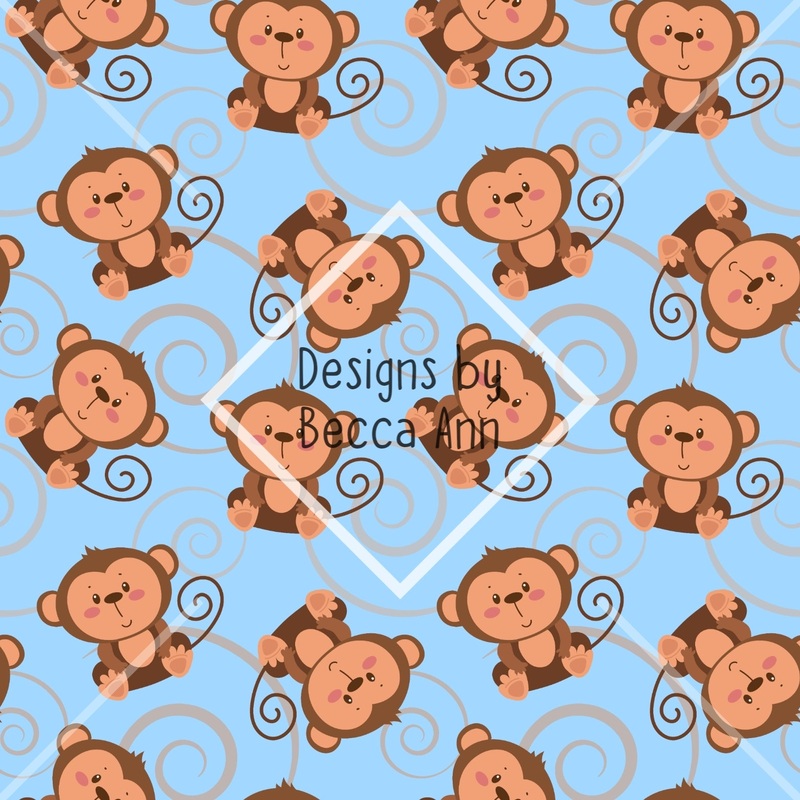 Monkey Swirling Seamless File