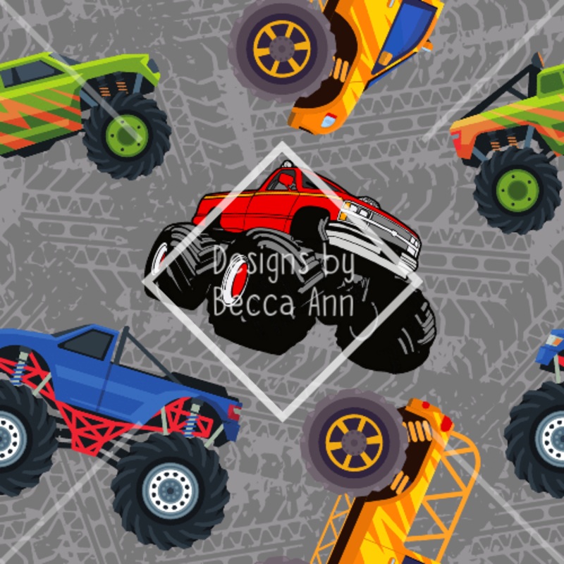 Monster Trucks Seamless File