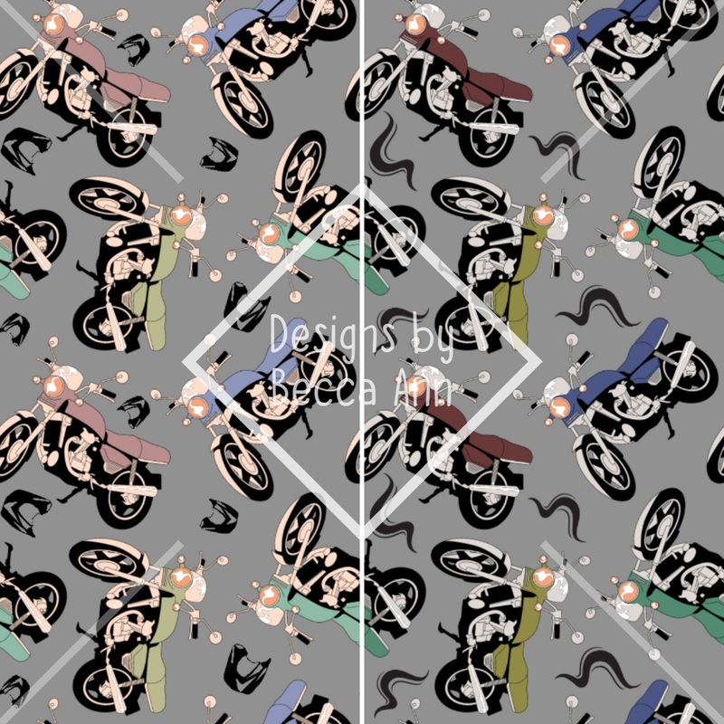 Motorcycles (2 files) Seamless File