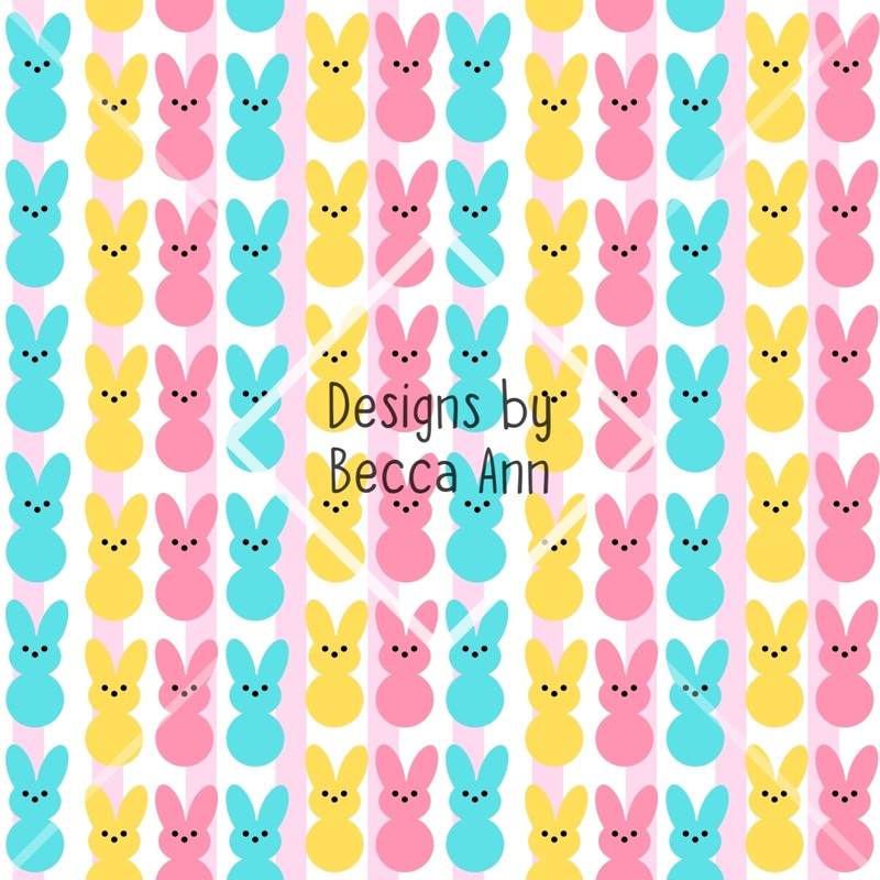 Pastel Peeps Seamless File|Pink Stripes|Blue Stripes|Yellow Stripes