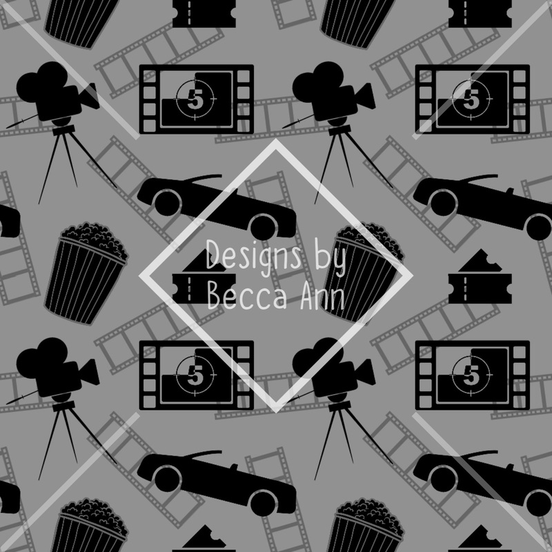 Silhouette Movie Night Seamless File