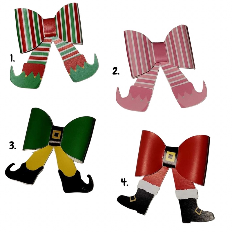 Faux Leather Christmas Clip|1|2|3|4