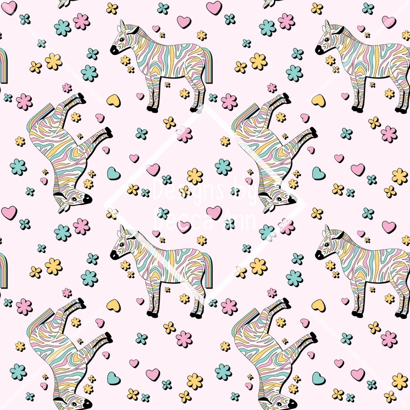 Pastel Zebra Seamless File