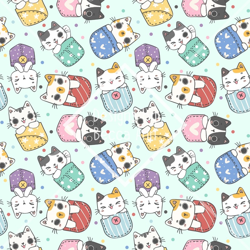 Pocket Cats Seamless File