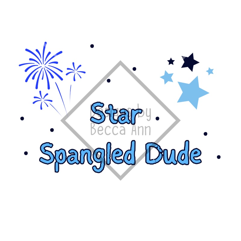 Star Spangled Dude Seamless File