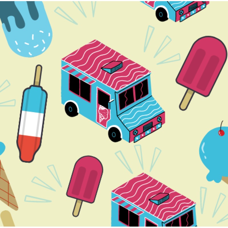 Summer Ice Cream|DBP 230 (standard)|Bullet|Brushed Rib Knit (wide and soft stripes)|Swim|Waffle|Jersey Knit (light and airy)|Holographic (shimmery and shiny)|Medium Athletic (dry fit material)|Stretch Minky (cozy soft)|Thermal|Board Short (non stretch)|Me