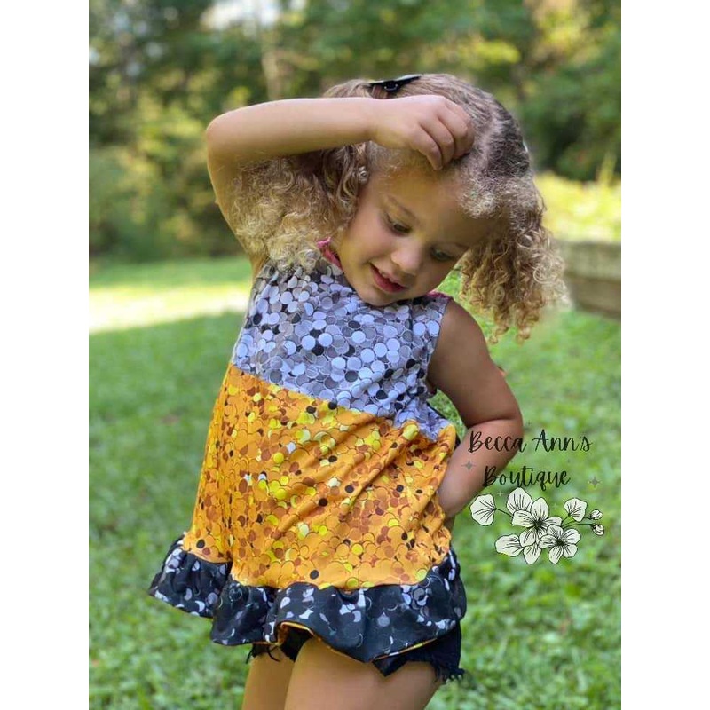 Tulip Top|12m|2T|3T|4T|5T|6Y|7Y|8Y|9Y|10Y|11/12Y|Sleeveless|Short Sleeve|Long Sleeve