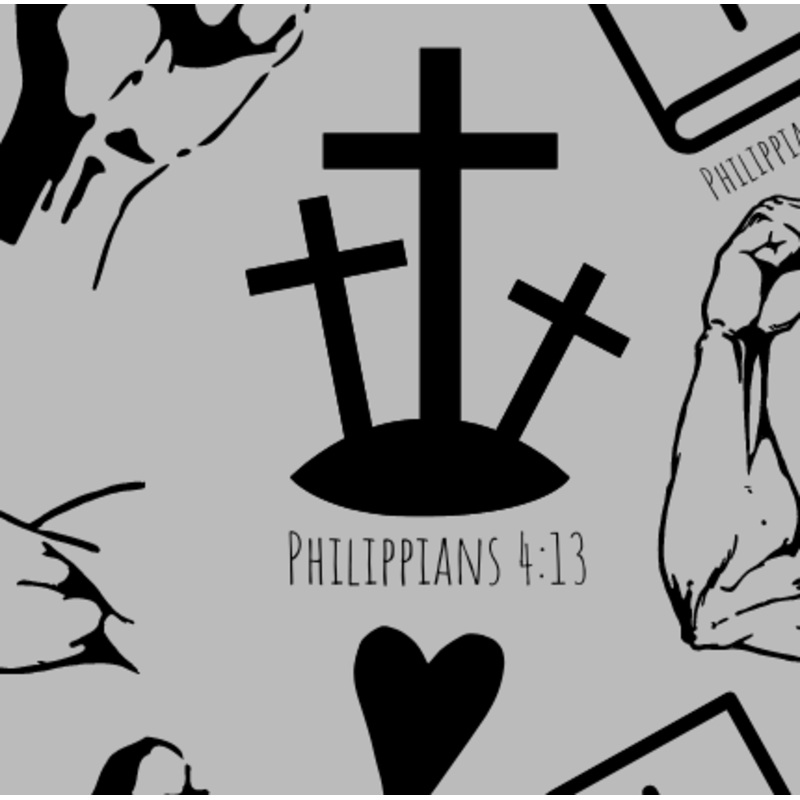 Philippians 413|DBP 230 (standard)|Bullet|Brushed Rib Knit (wide and soft stripes)|Swim|Waffle|Jersey Knit (light and airy)|Holographic (shimmery and shiny)|Medium Athletic (dry fit material)|Stretch Minky (cozy soft)|Thermal|Board Short (non stretch)|Mes