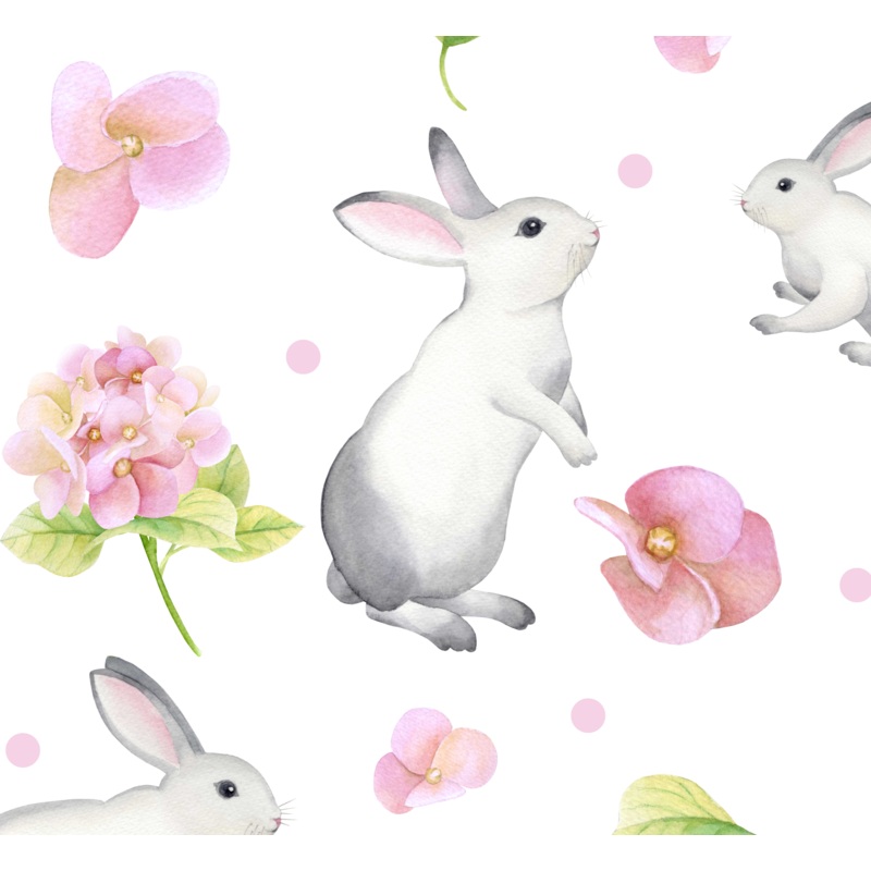Pink Flower Bunny|DBP 230 (standard)|Bullet|Brushed Rib Knit (wide and soft stripes)|Swim|Waffle|Jersey Knit (light and airy)|Holographic (shimmery and shiny)|Medium Athletic (dry fit material)|Stretch Minky (cozy soft)|Thermal|Board Short (non stretch)|M