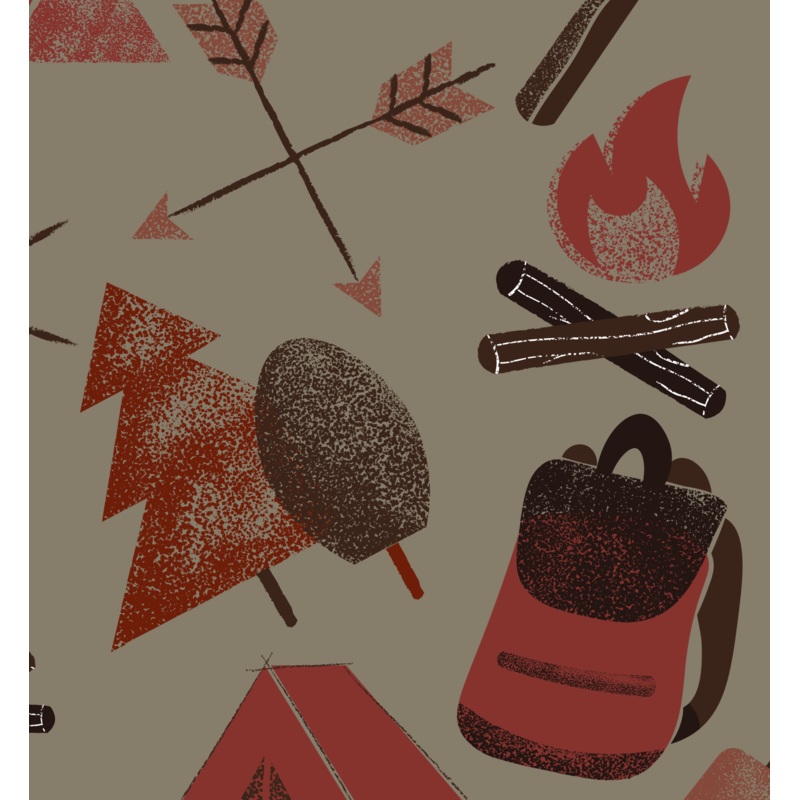 Red Rustic Camping|DBP 230 (standard)|Bullet|Brushed Rib Knit (wide and soft stripes)|Swim|Waffle|Jersey Knit (light and airy)|Holographic (shimmery and shiny)|Medium Athletic (dry fit material)|Stretch Minky (cozy soft)|Thermal|Board Short (non stretch)|