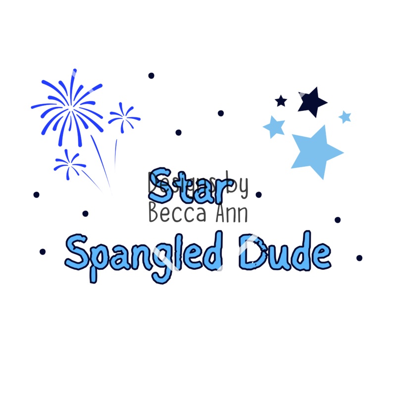 Star Spangled Blue PNG File
