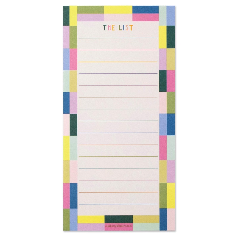 Rainbow Tiles List Pad|Non Magnetised|Magnetised