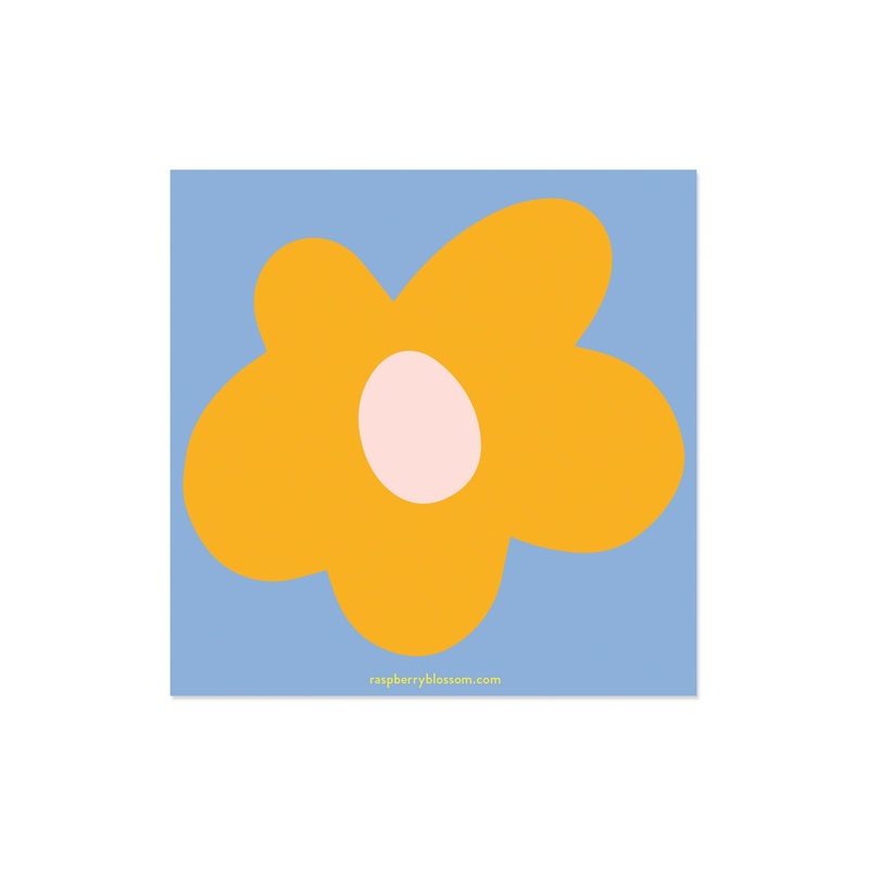 Flower Square Tear Off Pad