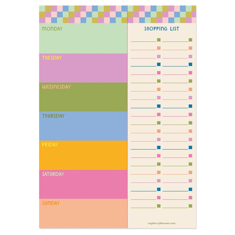 Food Planner & Tear off Shopping List