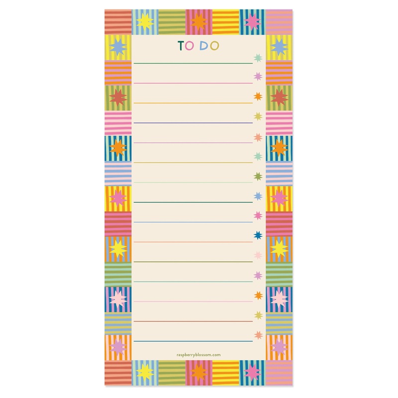 Rainbow Stripe List Pad