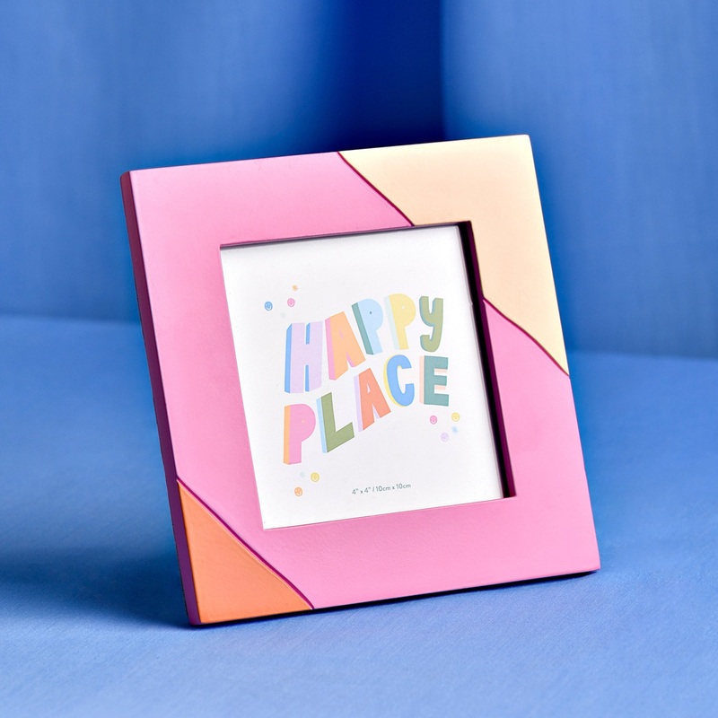 Raspberry Blossom Photo Frame 4 x 4