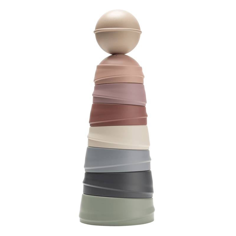 Wobbly Tower – Pastel Rainbow