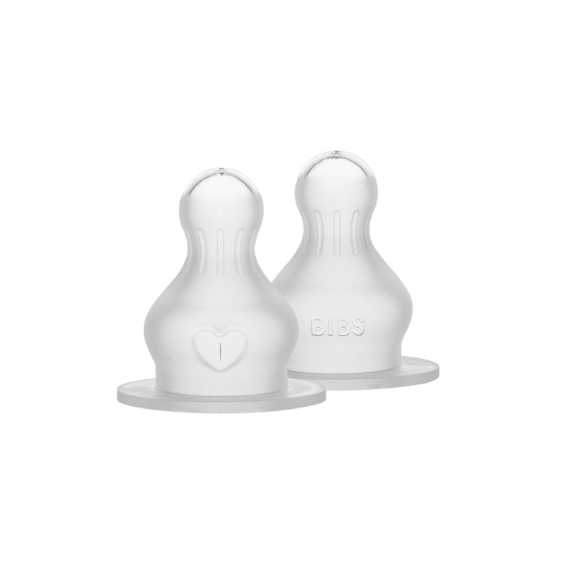 Bottle Silicone Nipple 2 Pack|Slow Flow|Medium Flow|Fast Flow