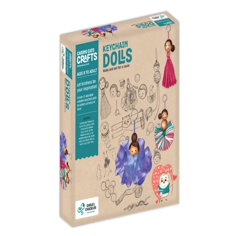 Chalk & Chuckles Keychain Dolls (big)