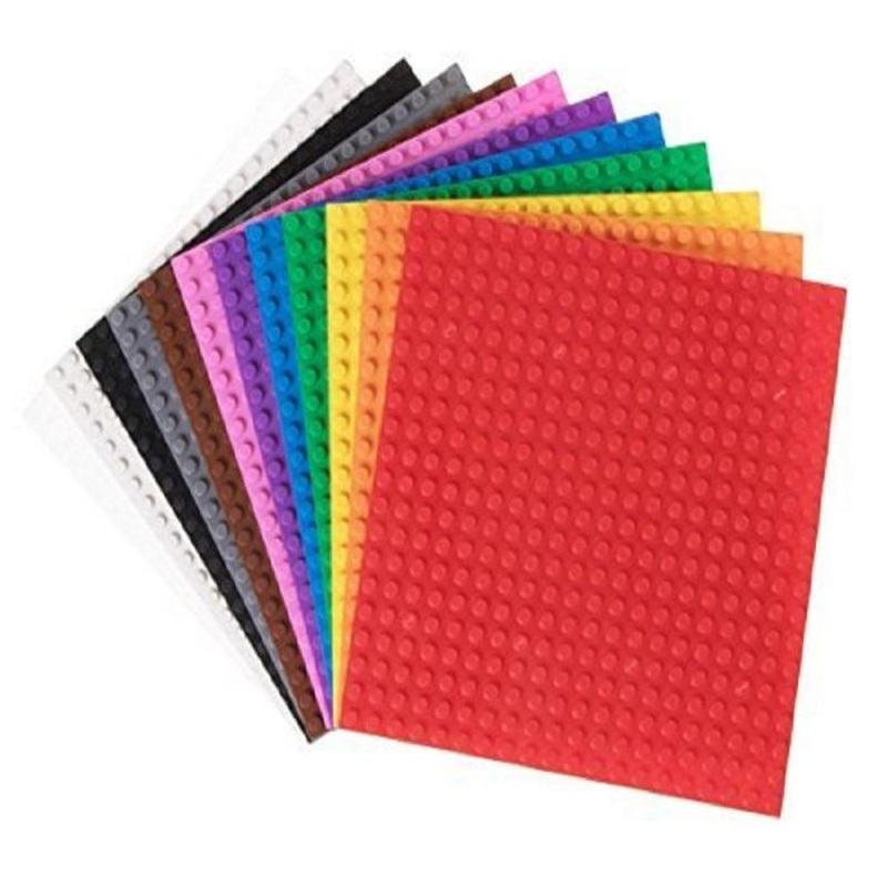 Strictly Briks Brik Tower – 6 x 6 12 Pack – 12 Rainbow Colors