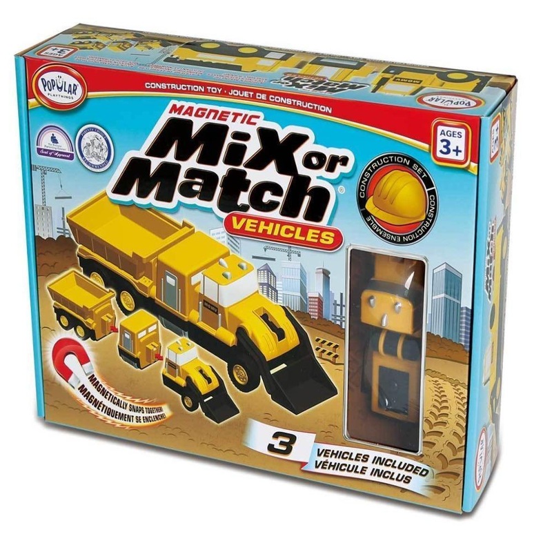 Popular Playthings Mix or Match Vehicles Construction