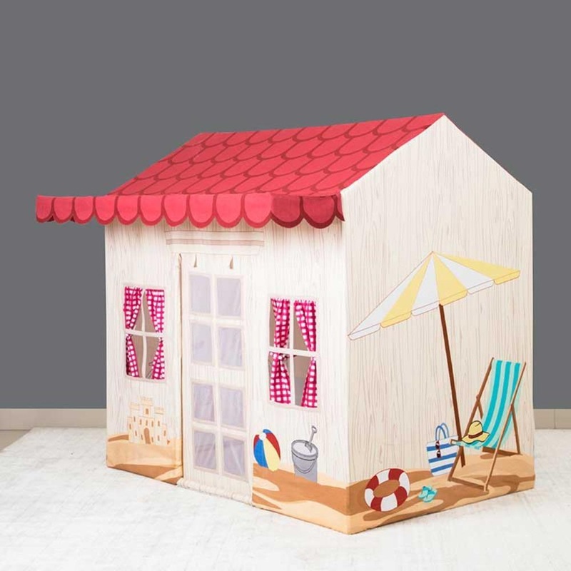 Role Play Beach House Play Tent