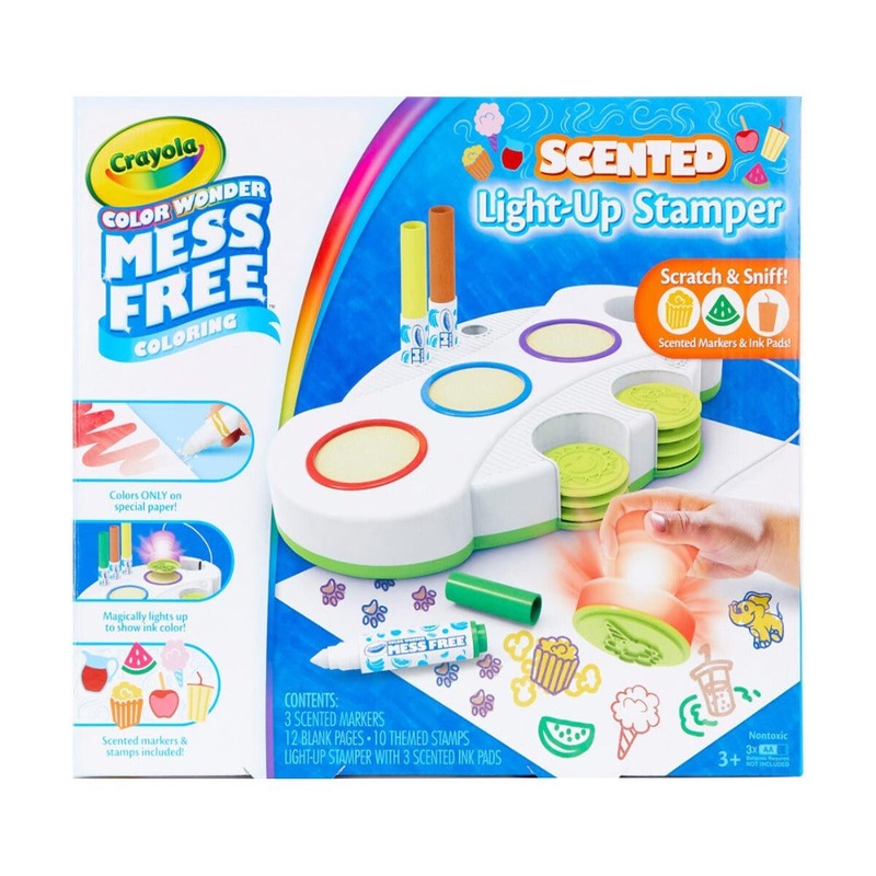 Crayola Color Wonder Mess Free Scented Light Up Stamper Set