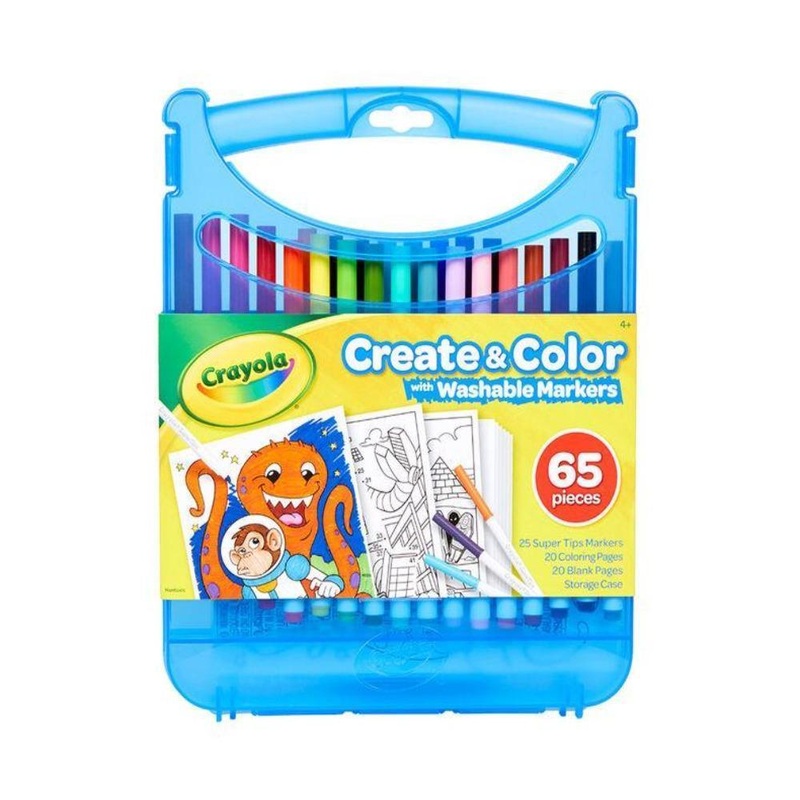 Crayola Create and Color with Super Tips Washable Markers
