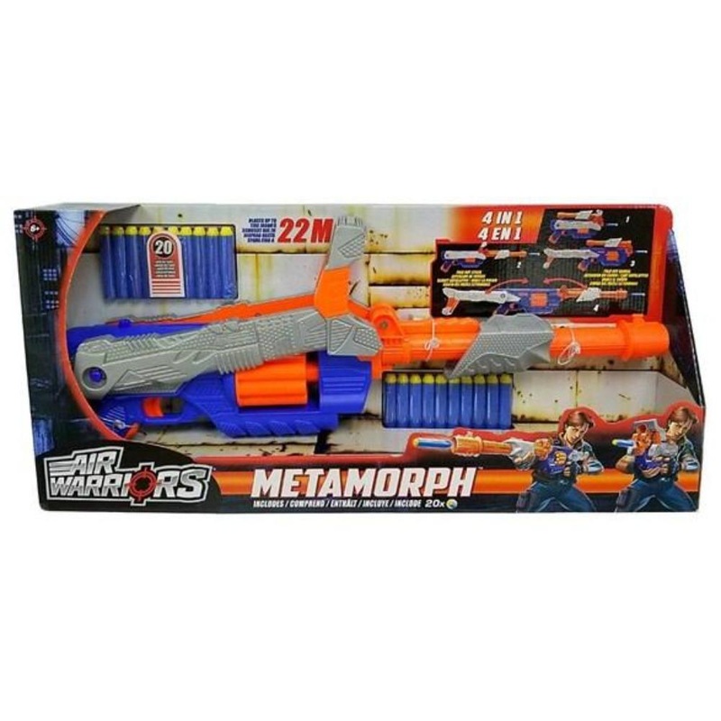 Buzz Bee Air Warriors  4 in 1 Metamorph Foam Dart Blaster