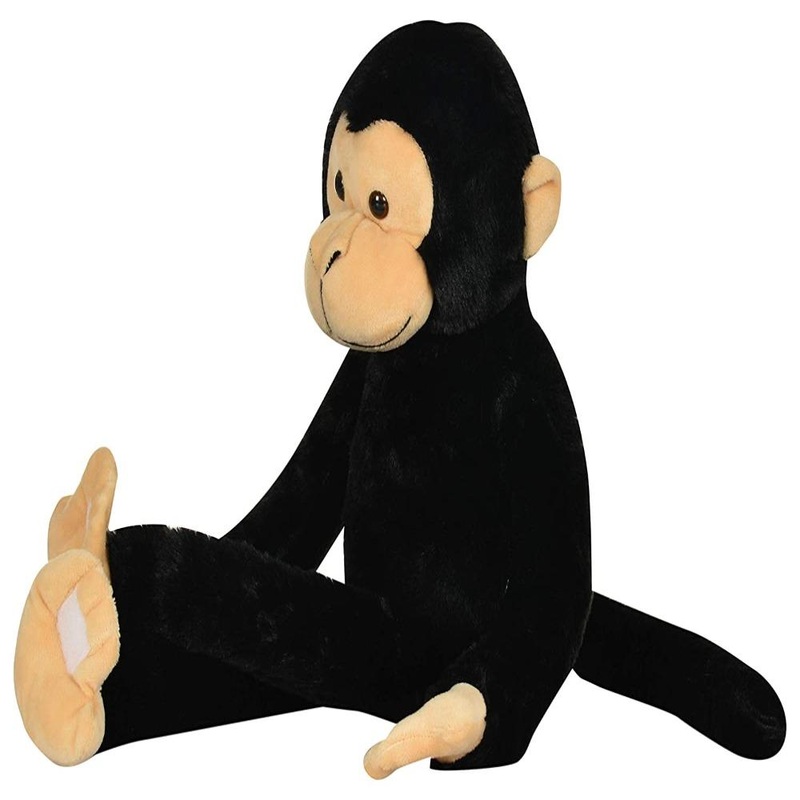 Mirada 52cm Hanging Monkey Soft Toy – Black