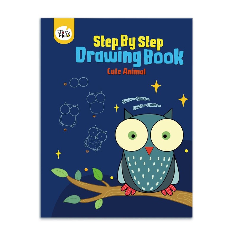 Jar Melo Step by Step Drawing Book  Cute Animals