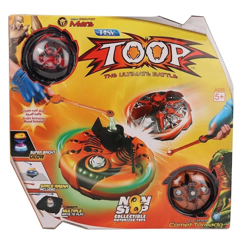 Tosy Toop Two Top with Two Controller & Arena – Multi Color