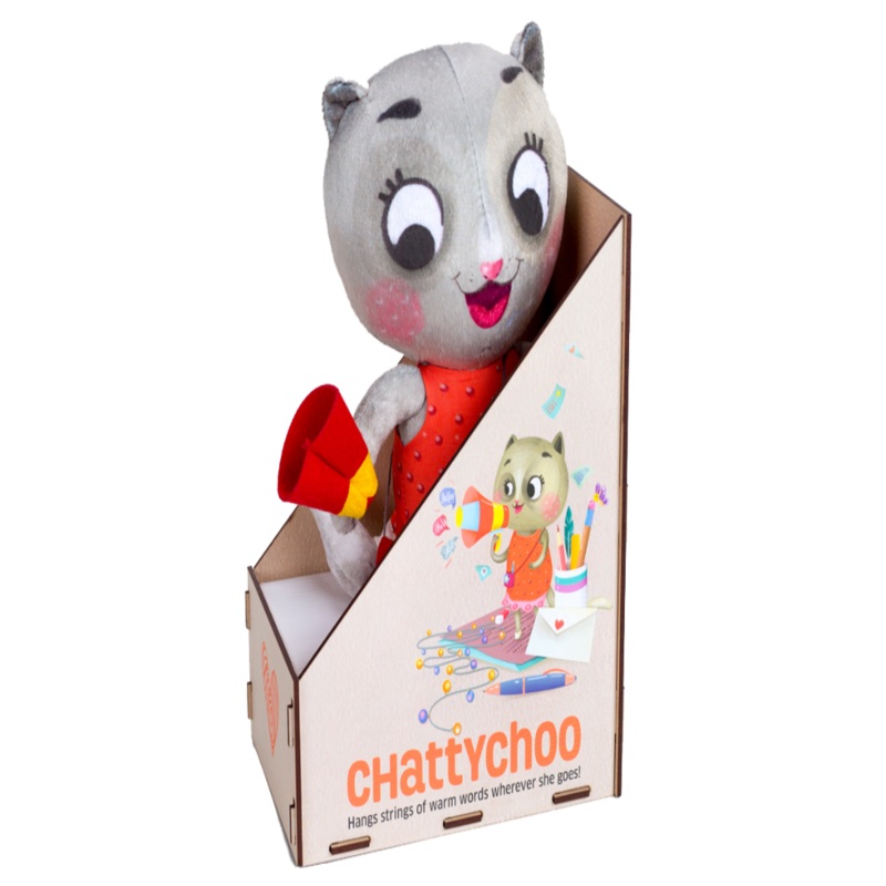 Chalk & Chuckles Chattychoo Caring Cats Plush