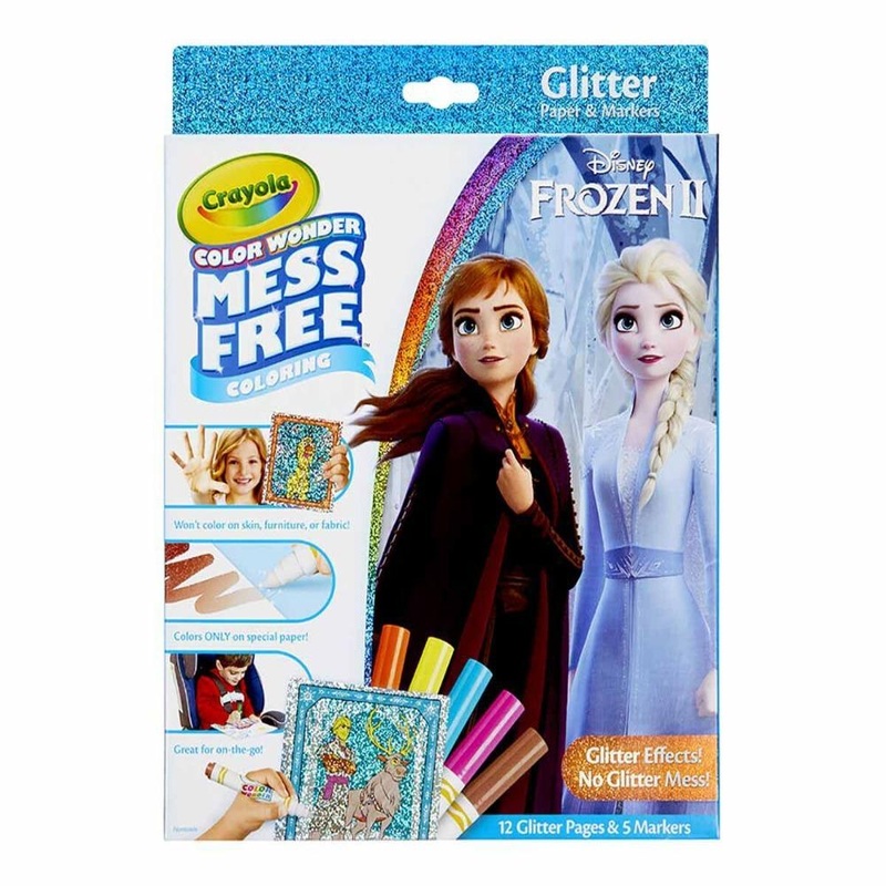 Crayola Color Wonder Mess Free Frozen 2 Glitter Effects Set