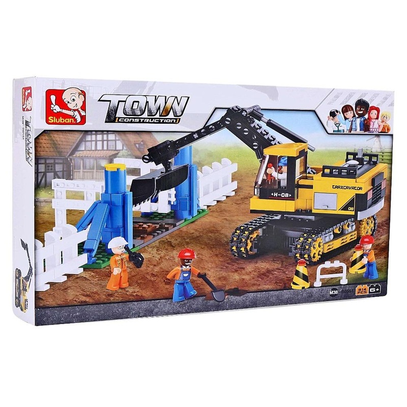 Sluban M38-B0551 Construction-Traxcavator -614 Pieces