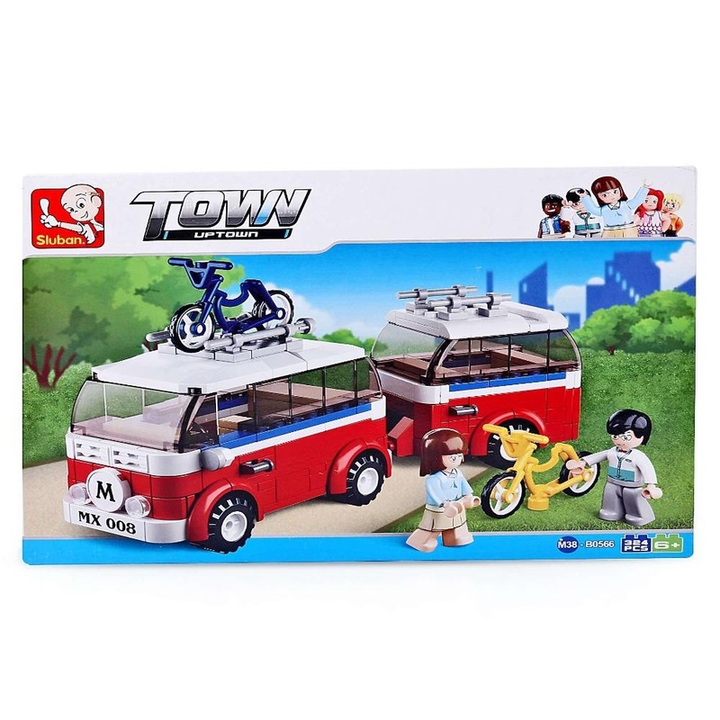 Sluban M38-B0566 Banya & Lemey’s Camper Building Blocks Set – 324 Pieces