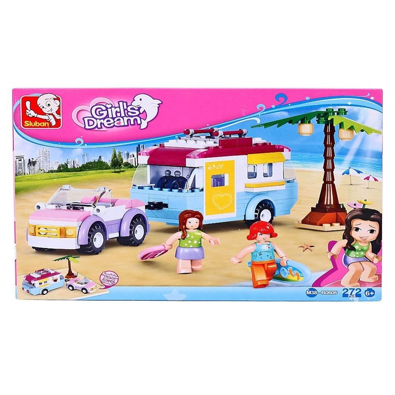 Sluban M38-B0606 Beach Holiday Building Block Set – 272 Pieces