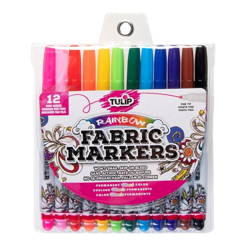 Tulip Fabric Markers Multi Fine Writer 12Pk
