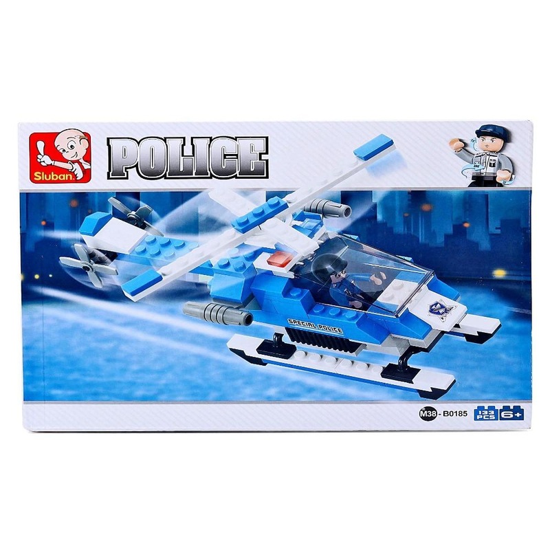 Sluban M38-B0185 Armed Helicopter Blocks Toy Set – 133 Pieces